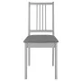Sillas de comedor con cojines madera maciza gris 6 unidades de , Sillas de comedor - Ref: Foro24-276407, Precio: 341,96 €, De...