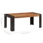 Mesa de comedor de madera maciza de mango 180x90x76 cm de , Mesas de cocina y de comedor - Ref: Foro24-3060202, Precio: 421,8...