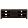 Mueble para TV madera maciza acacia marrón oscuro 120x30x40 cm de , Muebles TV - Ref: Foro24-246098, Precio: 162,62 €, Descue...