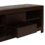 Mueble para TV madera maciza acacia marrón oscuro 120x30x40 cm de , Muebles TV - Ref: Foro24-246098, Precio: 162,62 €, Descue...