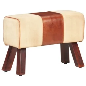Bank Pony Fitnessstudio Echtleder Holzgriff Braun 58 cm von , Ess- und Küchenbänke - Ref: Foro24-320785, Preis: 113,09 €, Rab...
