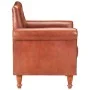 Sillón butaca de cuero auténtico marrón de , Sillones - Ref: Foro24-320778, Precio: 258,96 €, Descuento: %