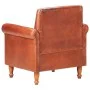 Sillón butaca de cuero auténtico marrón de , Sillones - Ref: Foro24-320778, Precio: 258,96 €, Descuento: %