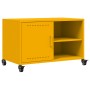 Mueble de TV acero amarillo mostaza 68x39x43,5 cm de , Muebles TV - Ref: Foro24-846671, Precio: 56,04 €, Descuento: %
