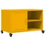 Mueble de TV acero amarillo mostaza 68x39x43,5 cm de , Muebles TV - Ref: Foro24-846671, Precio: 55,14 €, Descuento: %