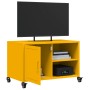 Mueble de TV acero amarillo mostaza 68x39x43,5 cm de , Muebles TV - Ref: Foro24-846671, Precio: 56,04 €, Descuento: %