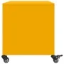 Mueble de TV acero amarillo mostaza 68x39x43,5 cm de , Muebles TV - Ref: Foro24-846671, Precio: 55,14 €, Descuento: %