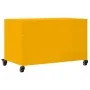 Mueble de TV acero amarillo mostaza 68x39x43,5 cm de , Muebles TV - Ref: Foro24-846671, Precio: 55,14 €, Descuento: %