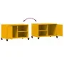 Mueble de TV acero amarillo mostaza 68x39x43,5 cm de , Muebles TV - Ref: Foro24-846671, Precio: 55,14 €, Descuento: %