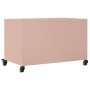 Mueble para TV acero laminado en frío rosa 68x39x43,5 cm de , Muebles TV - Ref: Foro24-846699, Precio: 67,95 €, Descuento: %
