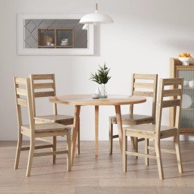 Sillas de comedor 4 unidades madera maciza de acacia en Sillas de comedor | Comprar online en Foru.es