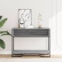 Mesa consola madera de ingeniería gris Sonoma 100x35x74,5 cm de , Mesas auxiliares - Ref: Foro24-848532, Precio: 53,72 €, Des...