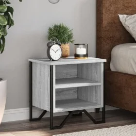 Mesitas de noche 2 uds madera ingeniería gris Sonoma 40x30x40cm de , Mesitas de noche - Ref: Foro24-848501, Precio: 44,78 €, ...