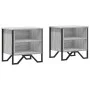 Mesitas de noche 2 uds madera ingeniería gris Sonoma 40x30x40cm de , Mesitas de noche - Ref: Foro24-848501, Precio: 44,78 €, ...