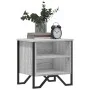 Mesitas de noche 2 uds madera ingeniería gris Sonoma 40x30x40cm de , Mesitas de noche - Ref: Foro24-848501, Precio: 44,78 €, ...