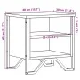 Mesitas de noche 2 uds madera ingeniería gris Sonoma 40x30x40cm de , Mesitas de noche - Ref: Foro24-848501, Precio: 44,78 €, ...