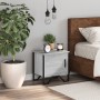 Mesita de noche madera de ingeniería gris Sonoma 40x30x40 cm de , Mesitas de noche - Ref: Foro24-848520, Precio: 35,07 €, Des...