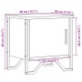 Mesita de noche madera de ingeniería gris Sonoma 40x30x40 cm de , Mesitas de noche - Ref: Foro24-848520, Precio: 35,07 €, Des...