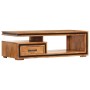 Mesa de centro de madera maciza de acacia 100x45x33 cm de , Mesas de centro - Ref: Foro24-247493, Precio: 320,25 €, Descuento: %