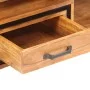 Mesa de centro de madera maciza de acacia 100x45x33 cm de , Mesas de centro - Ref: Foro24-247493, Precio: 312,79 €, Descuento: %