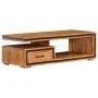 Mesa de centro de madera maciza de acacia 100x45x33 cm de , Mesas de centro - Ref: Foro24-247493, Precio: 312,79 €, Descuento: %