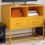 Mueble para TV de acero amarillo mostaza 68x39x60,5 cm de , Muebles TV - Ref: Foro24-846551, Precio: 68,59 €, Descuento: %