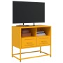 Mueble para TV de acero amarillo mostaza 68x39x60,5 cm de , Muebles TV - Ref: Foro24-846551, Precio: 68,59 €, Descuento: %