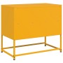 Mueble para TV de acero amarillo mostaza 68x39x60,5 cm de , Muebles TV - Ref: Foro24-846551, Precio: 68,59 €, Descuento: %