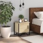 Mesita de noche madera contrachapada color roble 40x30x40 cm de , Mesitas de noche - Ref: Foro24-848516, Precio: 34,19 €, Des...