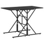 Set de comedor de jardín 7 pzas y cojines ratán sintético negro de , Conjuntos de jardín - Ref: Foro24-369009, Precio: 341,90...