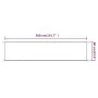 Toldo vertical tela oxford terracota 60x360 cm de vidaXL, Sombrillas - Ref: Foro24-148347, Precio: 16,86 €, Descuento: %