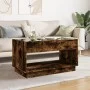 Coffee table with Infinity LED smoked oak 90x50x50 cm by , Coffee table - Ref: Foro24-847669, Price: 117,88 €, Discount: %