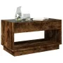 Coffee table with Infinity LED smoked oak 90x50x50 cm by , Coffee table - Ref: Foro24-847669, Price: 117,88 €, Discount: %