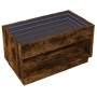 Mesa de centro con Infinity LED roble ahumado 90x50x50 cm de , Mesas de centro - Ref: Foro24-847669, Precio: 119,34 €, Descue...