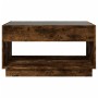 Mesa de centro con Infinity LED roble ahumado 90x50x50 cm de , Mesas de centro - Ref: Foro24-847669, Precio: 119,34 €, Descue...