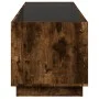 Coffee table with Infinity LED smoked oak 90x50x50 cm by , Coffee table - Ref: Foro24-847669, Price: 117,88 €, Discount: %