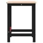 Banco de trabajo rectangular madera maciza roble 100x60x81,5 cm de , Mesas de trabajo - Ref: Foro24-3309656, Precio: 161,66 €...