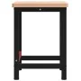 Banco de trabajo madera maciza haya rectangular 100x60x83 cm de , Mesas de trabajo - Ref: Foro24-3309661, Precio: 207,58 €, D...