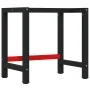Solid acacia wood workbench, rectangular, 100x60x83 cm by , Work tables - Ref: Foro24-3309668, Price: 182,37 €, Discount: %