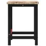 Solid acacia wood workbench, rectangular, 100x60x83 cm by , Work tables - Ref: Foro24-3309668, Price: 182,37 €, Discount: %