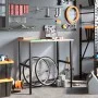 Rechteckiger Massivholzarbeitstisch 100x60x(71,5-98) cm von , Arbeitstische - Ref: Foro24-3309682, Preis: 127,47 €, Rabatt: %