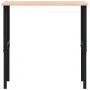 Rechteckiger Massivholzarbeitstisch 100x60x(71,5-98) cm von , Arbeitstische - Ref: Foro24-3309682, Preis: 127,47 €, Rabatt: %