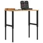 Rectangular solid wood workbench 100x60x(71.5-98) cm by , Work tables - Ref: Foro24-3309680, Price: 124,93 €, Discount: %
