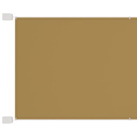 Toldo vertical beige 140x420 cm tela oxford de vidaXL, Sombrillas - Ref: Foro24-148264, Precio: 23,57 €, Descuento: %
