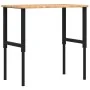 Rectangular solid wood workbench 100x60x(71.5-98) cm by , Work tables - Ref: Foro24-3309680, Price: 124,93 €, Discount: %