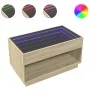 Mesa de centro con Infinity LED roble Sonoma 90x50x50 cm by , Coffee table - Ref: Foro24-847667, Price: 114,03 €, Discount: %