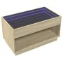 Mesa de centro con Infinity LED roble Sonoma 90x50x50 cm by , Coffee table - Ref: Foro24-847667, Price: 114,03 €, Discount: %