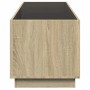 Mesa de centro con Infinity LED roble Sonoma 90x50x50 cm de , Mesas de centro - Ref: Foro24-847667, Precio: 115,60 €, Descuen...