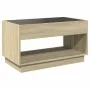 Mesa de centro con Infinity LED roble Sonoma 90x50x50 cm by , Coffee table - Ref: Foro24-847667, Price: 114,03 €, Discount: %
