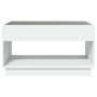 Mesa de centro con Infinity LED blanco 90x50x50 cm de , Mesas de centro - Ref: Foro24-847665, Precio: 119,87 €, Descuento: %